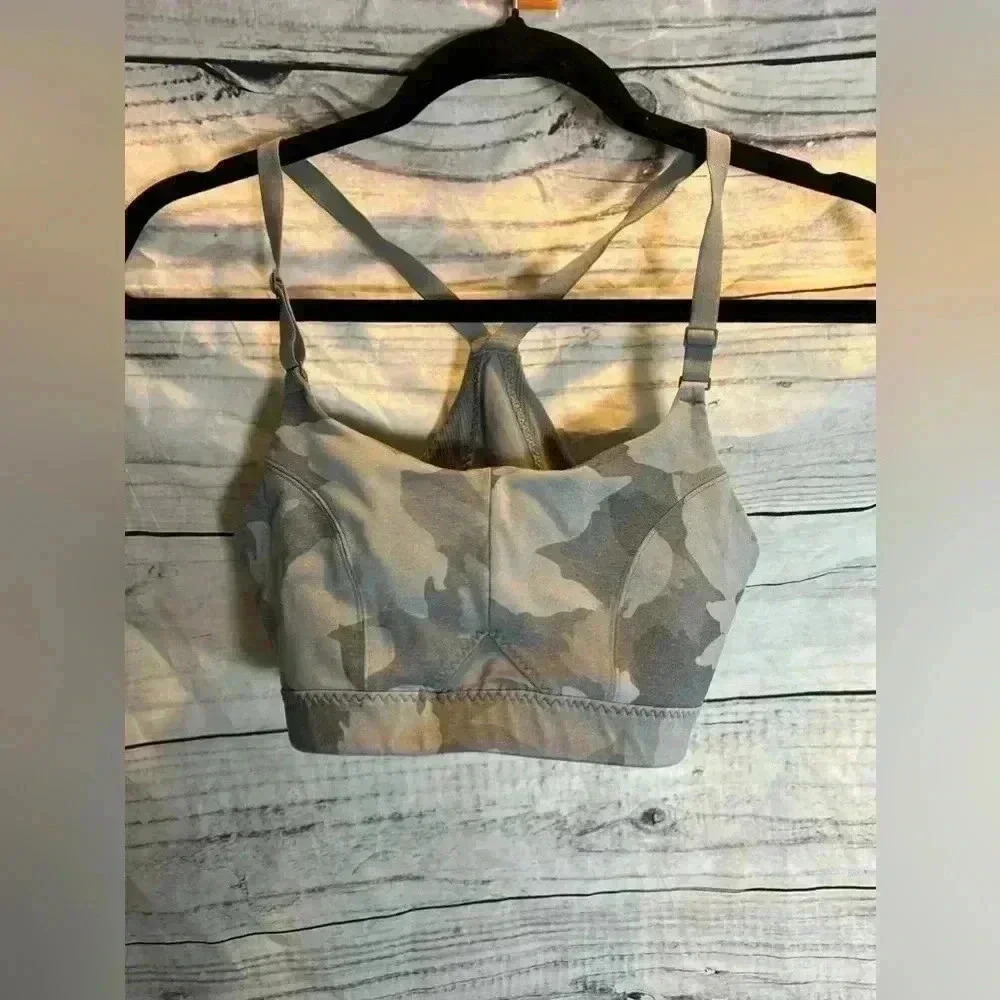 Athleta Camo print sports bra